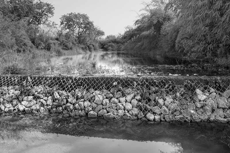 Nature-based Solutions for Drinking Water - 'gabion' as a 'nala' (drain) bund helping in water conservation and groundwater recharge in Ahmednagar district, Maharashtra